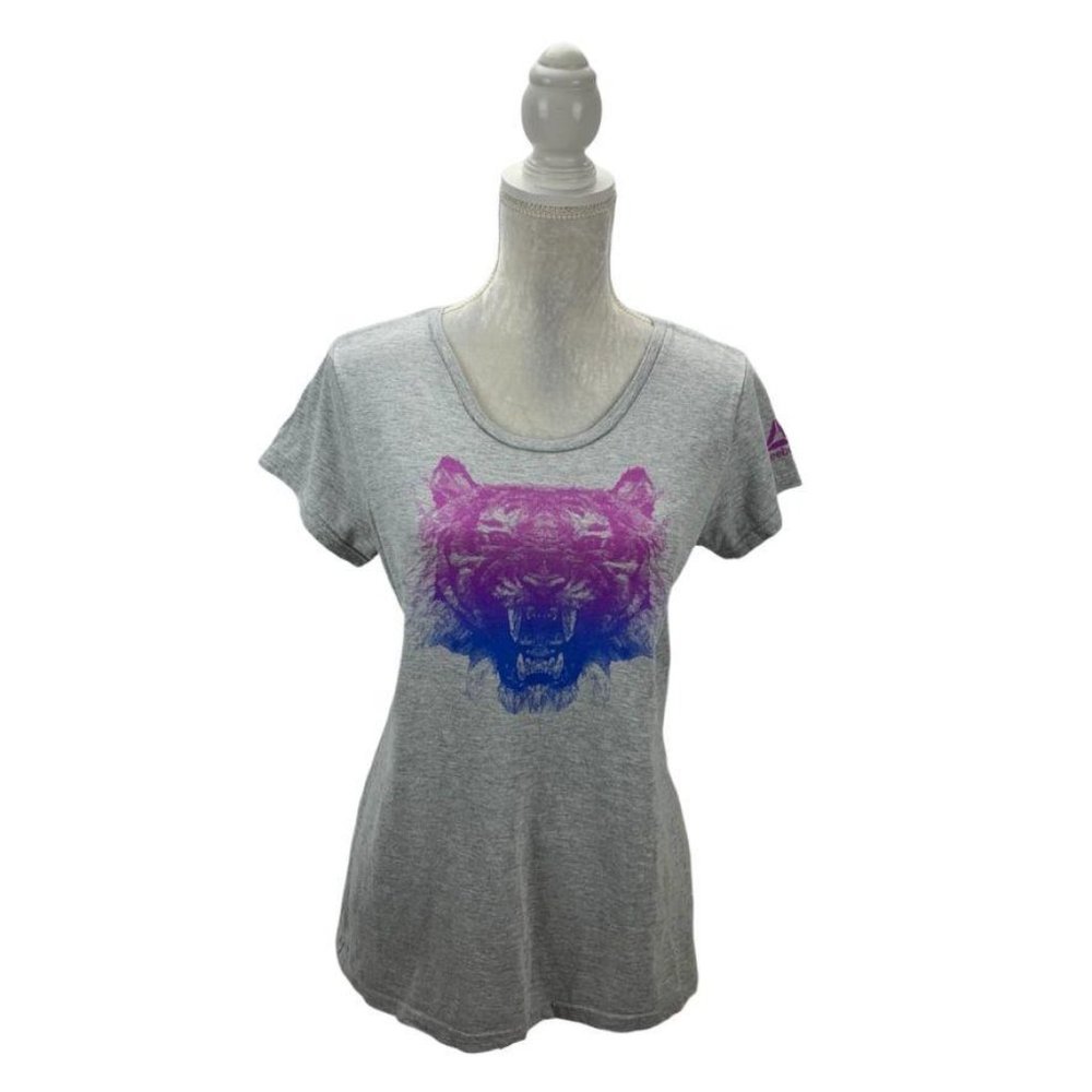 Reebok Athletic T-shirt Ombre Tiger Graphic XL - Picture 1 of 7